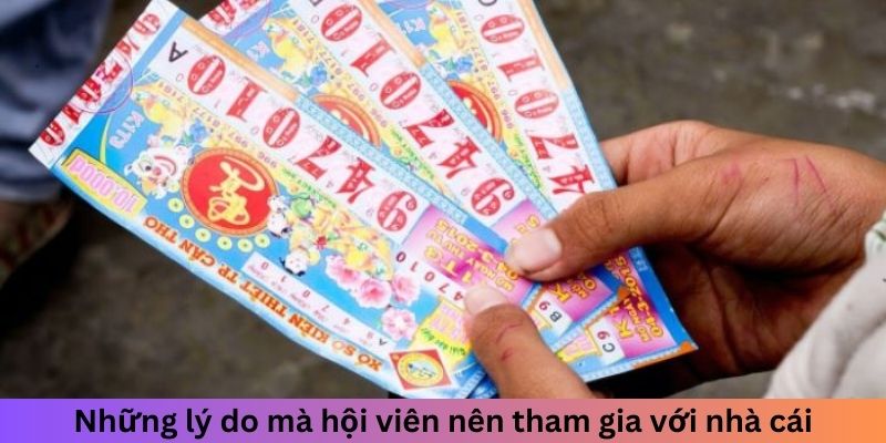 Những lý do mà hội viên nên tham gia với nhà cái